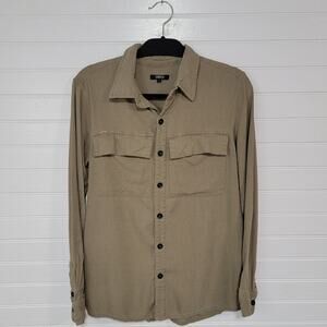 ESNTLS Size Small Top Hemp Cotton Beech Tree Fiber Shirt Gorpcore Outdoors Lux